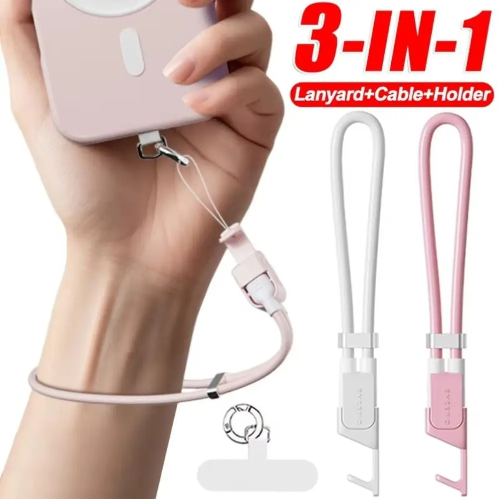 Gifts USB 3in1 Fast Charging Cable C To C Multifunction Phones Wrist Straps Data Cord Bracket Mobile Phone Lanyard
Gifts USB 3in1 Fast Charging Cable C To C Multifunction Phones Wrist Straps Data Cord Bracket Mobile Phone Lanyard