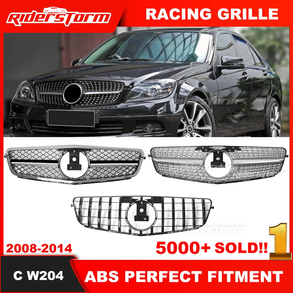 2008-2014 W204 Grille Suitable for merced C class W204 C200 C63 Style Front Bumper Grille C180 C250 C300 Grid Without emblem
2008-2014 W204 Grille Suitable for merced C class W204 C200 C63 Style Front Bumper Grille C180 C250 C300 Grid Without emblem