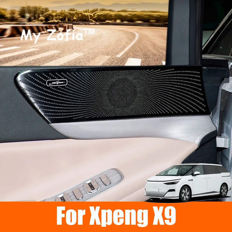For Xpeng X9 2024 2025 2026 Car Door Audio Speaker Stainless steel Decoration Cover Trim Horn Air Outlet Panel Cover Accessories
For Xpeng X9 2024 2025 2026 Car Door Audio Speaker Stainless steel Decoration Cover Trim Horn Air Outlet Panel Cover Accessories
