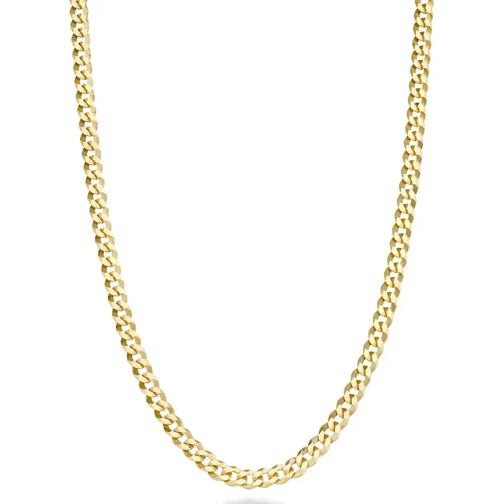 18K Gold-Plated 925 Sterling Silver 3.5mm Diamond-Cut Link Curb Chain Necklace for Women and Men, Crafted in Italy
18K Gold-Plated 925 Sterling Silver 3.5mm Diamond-Cut Link Curb Chain Necklace for Women and Men, Crafted in Italy