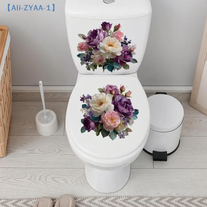 Fashion Watercolor Purple Pink Flower Toilet Stickers Bathroom Decoration Self-adhesive Removable PVC Waterproof Sticker【ZYAA-1】
Fashion Watercolor Purple Pink Flower Toilet Stickers Bathroom Decoration Self-adhesive Removable PVC Waterproof Sticker【ZYAA-1】