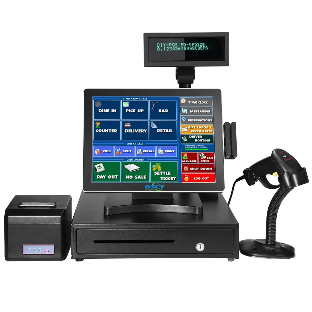 Force Measuring InstrumentCash Register Pos System All In One POS Terminal 12/ 15/17 Inch For Supermarket/Restaurant
Force Measuring InstrumentCash Register Pos System All In One POS Terminal 12/ 15/17 Inch For Supermarket/Restaurant