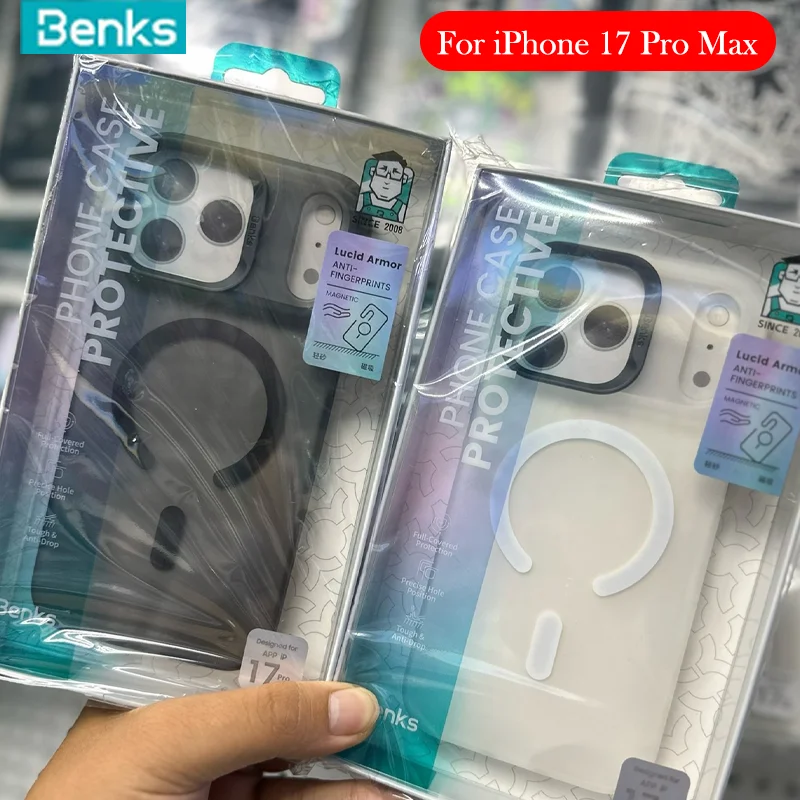 Чехол Benks для iPhone 17 Pro Max Матовый чехол на заднюю панель для iPhone 17 Pro
Чехол Benks для iPhone 17 Pro Max Матовый чехол на заднюю панель для iPhone 17 Pro