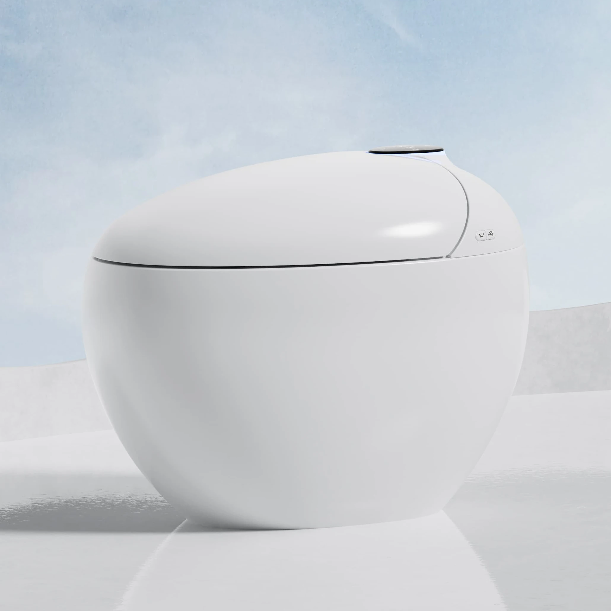 Intelligent Library H-025 Model A New Arrival Automatic Flushing Bathroom Egg Shape Intelligent Wc Toilets Electric Smart Toilet
Intelligent Library H-025 Model A New Arrival Automatic Flushing Bathroom Egg Shape Intelligent Wc Toilets Electric Smart Toilet