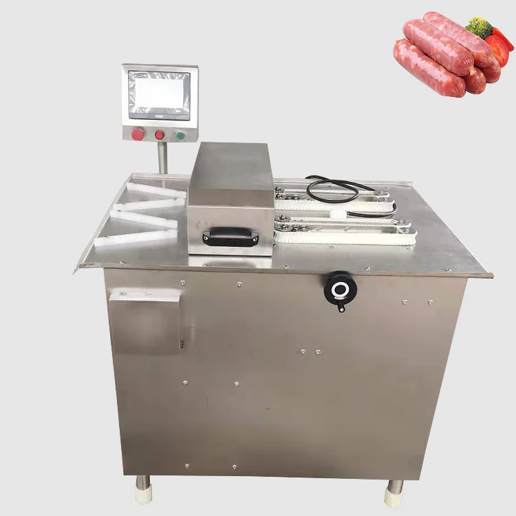 Pork sausage knot cutting machine Double row sausage connection binding machine Meat sausage equipment
Pork sausage knot cutting machine Double row sausage connection binding machine Meat sausage equipment