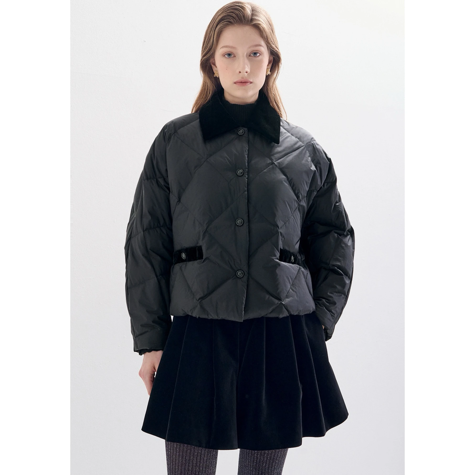 Lemon Cheese LAN25 Autumn Loose Collar Velvet Patchwork ort Goose down Jaet Women's Commute Sle Pure Color
Lemon Cheese LAN25 Autumn Loose Collar Velvet Patchwork ort Goose down Jaet Women's Commute Sle Pure Color