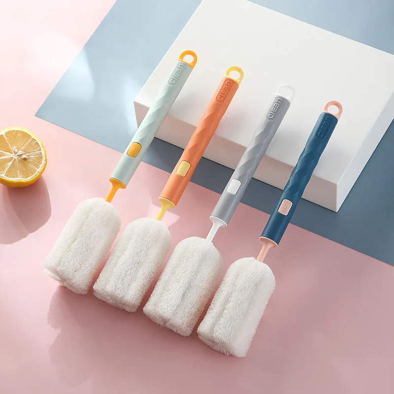 Nymph Removable Sponge Baby Cup Bottle Brush Kitchen Glass Cup Scrubber Cleaning Tool Long Handle Drink Wineglass Cleaning Brush
Nymph Removable Sponge Baby Cup Bottle Brush Kitchen Glass Cup Scrubber Cleaning Tool Long Handle Drink Wineglass Cleaning Brush