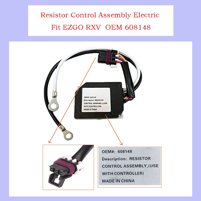 Golf Cart RXV Resistor Control Assembly Electric Fit EZGO RXV OEM 608148
Golf Cart RXV Resistor Control Assembly Electric Fit EZGO RXV OEM 608148