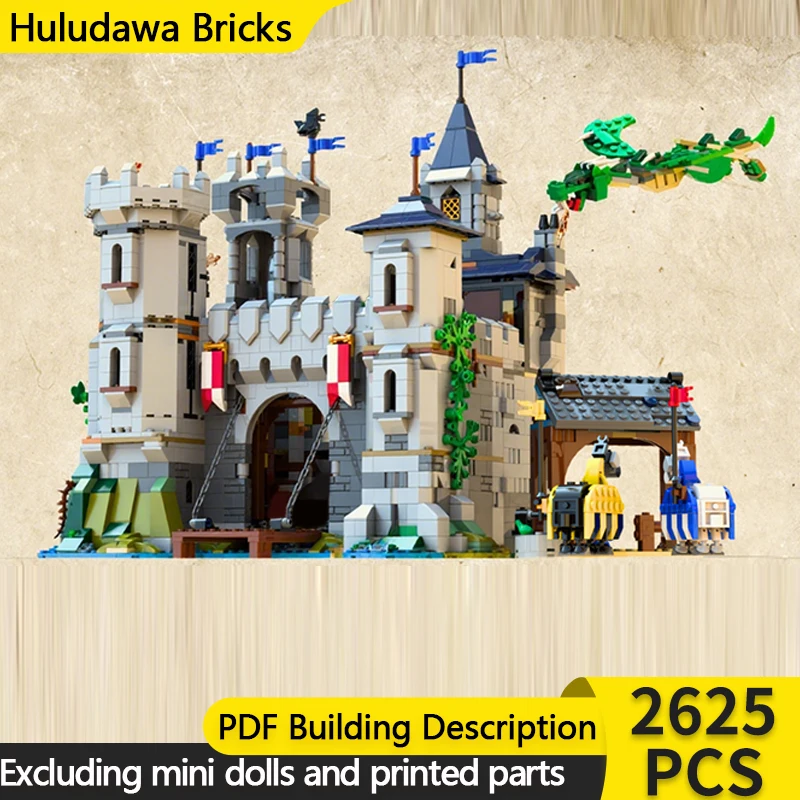 Medieval Castle Model MOC Building Bricks Rock Brick Castle Modular Technology Children Holiday Gifts Assemble Toys Suit
Medieval Castle Model MOC Building Bricks Rock Brick Castle Modular Technology Children Holiday Gifts Assemble Toys Suit