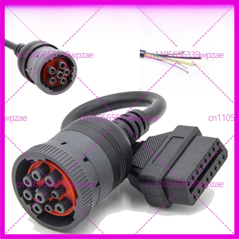 J1939 9-контактный разъем «мама» на OBD2 16-контактный разъем-адаптер, кабель-адаптер для диагностического инструмента, кабель-переходник для грузовика
J1939 9-контактный разъем «мама» на OBD2 16-контактный разъем-адаптер, кабель-адаптер для диагностического инструмента, кабель-переходник для грузовика