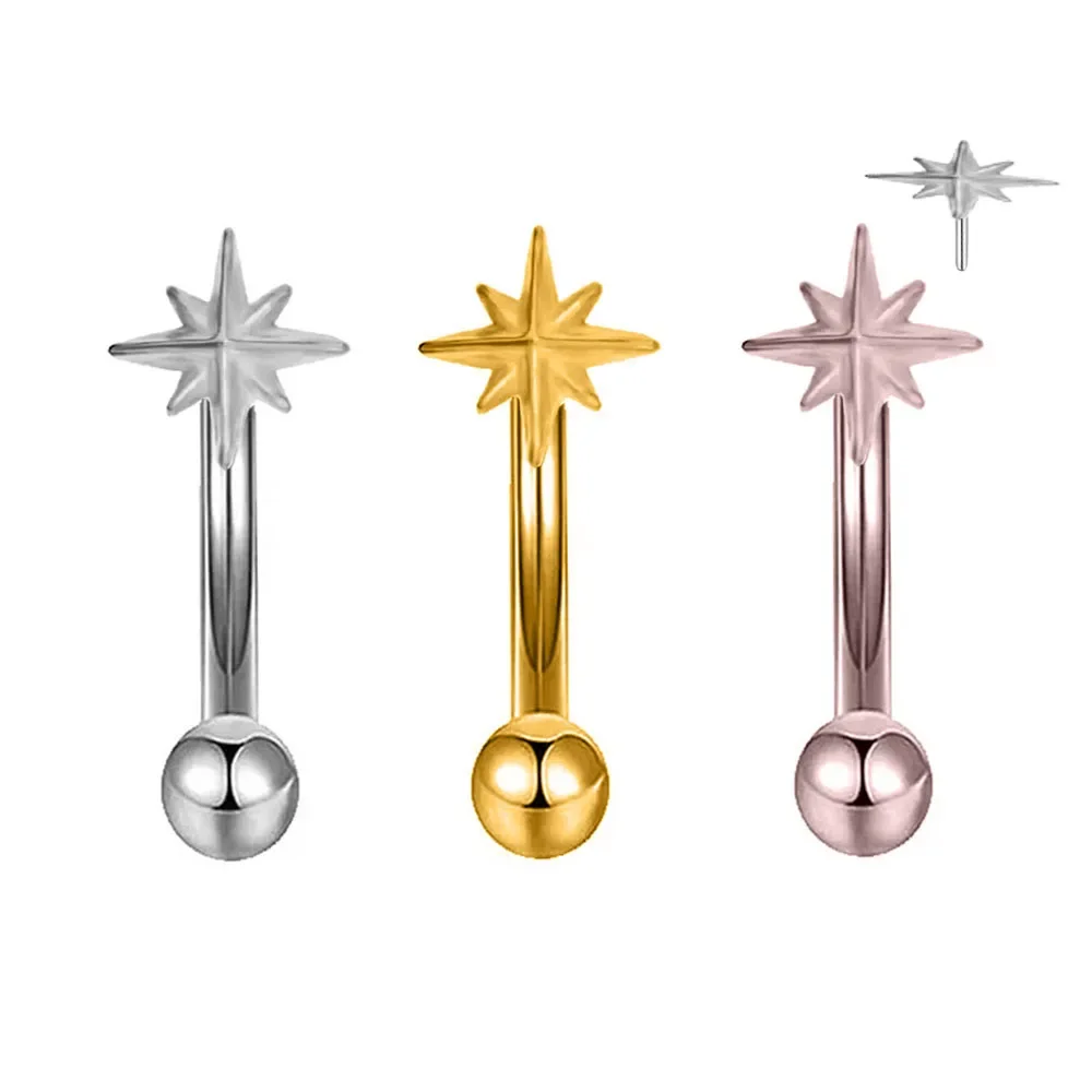 316 stainless steel star-shaped navel stud, navel buckle, navel stud, milk stud, ear stud, new European and American piercing je
316 stainless steel star-shaped navel stud, navel buckle, navel stud, milk stud, ear stud, new European and American piercing je