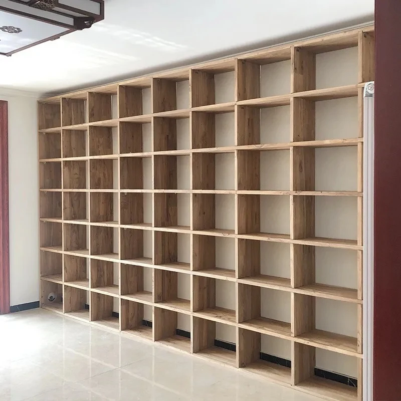custom.Full Wall Old Elm Plaid Solid Wood Bookshelf Supermarket Floor Exhibition Rack with Log Wall Storage Rack Bookcase Showca
custom.Full Wall Old Elm Plaid Solid Wood Bookshelf Supermarket Floor Exhibition Rack with Log Wall Storage Rack Bookcase Showca