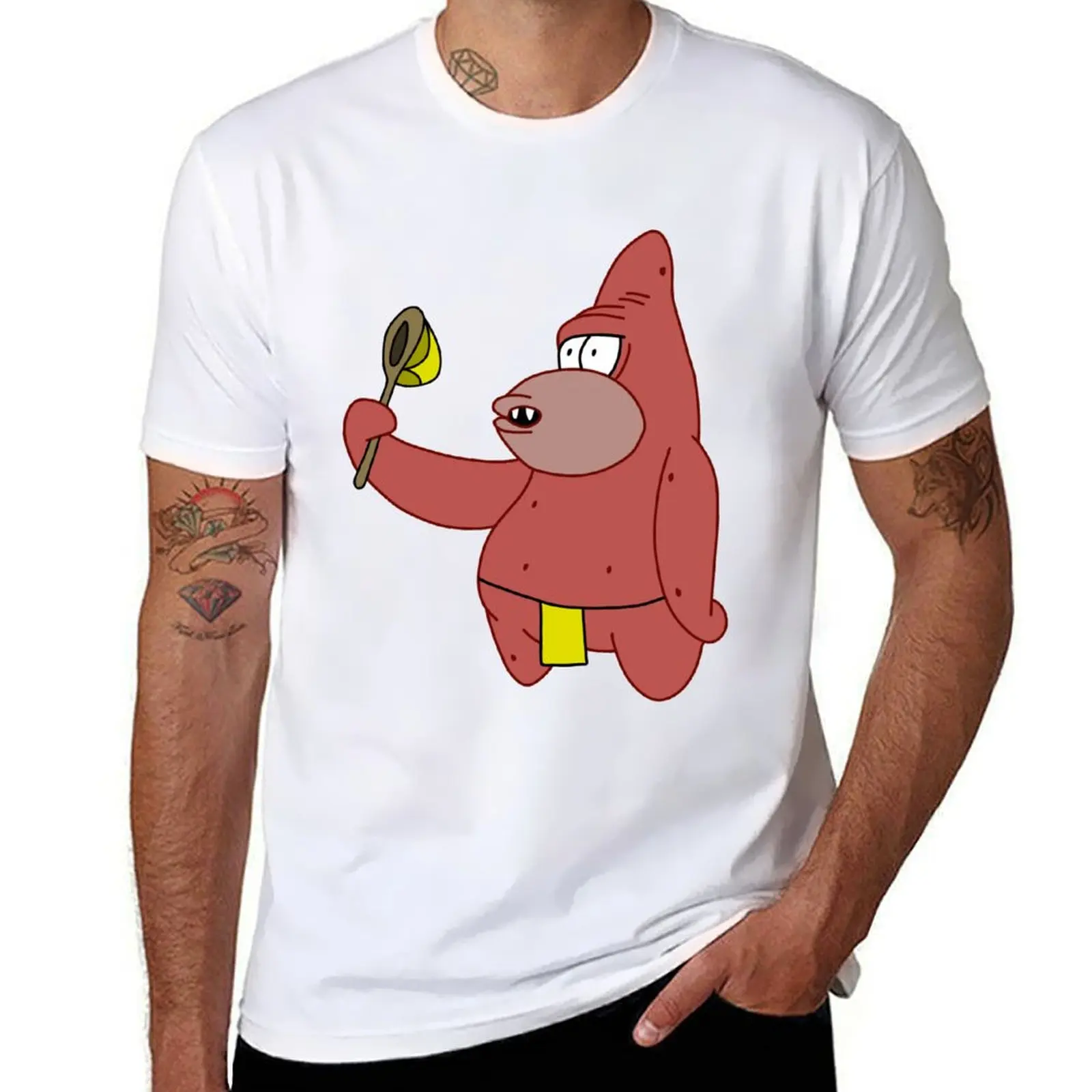 Caveman Patrick Holding Jellyfishing Net T-Shirt tees vintage shirts men graphic
Caveman Patrick Holding Jellyfishing Net T-Shirt tees vintage shirts men graphic