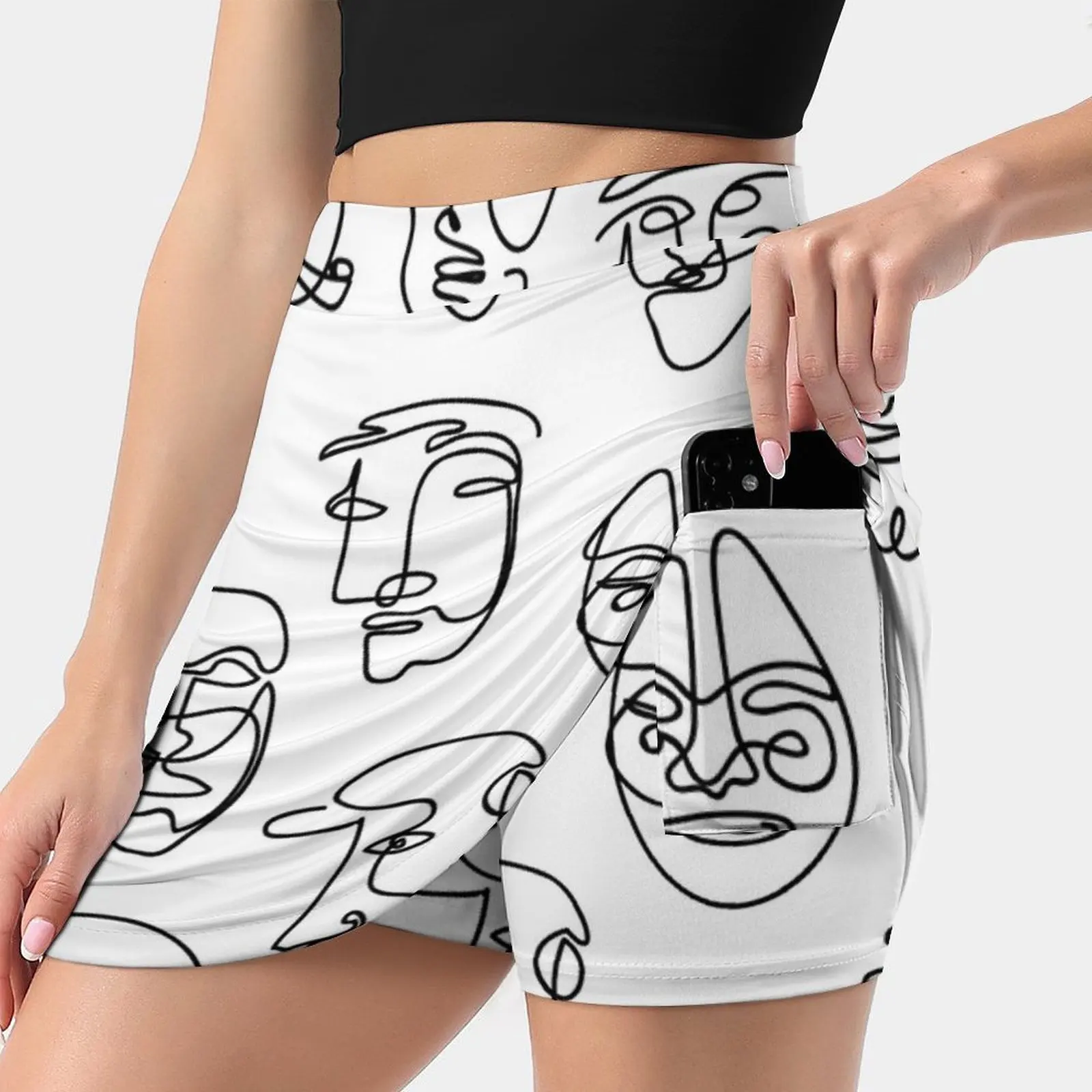 Single Line Face Design Pattern Skirts Woman Fashion 2022 Pant Skirt Mini Skirts Office Short Skirt Line Line Faces Single Line
Single Line Face Design Pattern Skirts Woman Fashion 2022 Pant Skirt Mini Skirts Office Short Skirt Line Line Faces Single Line