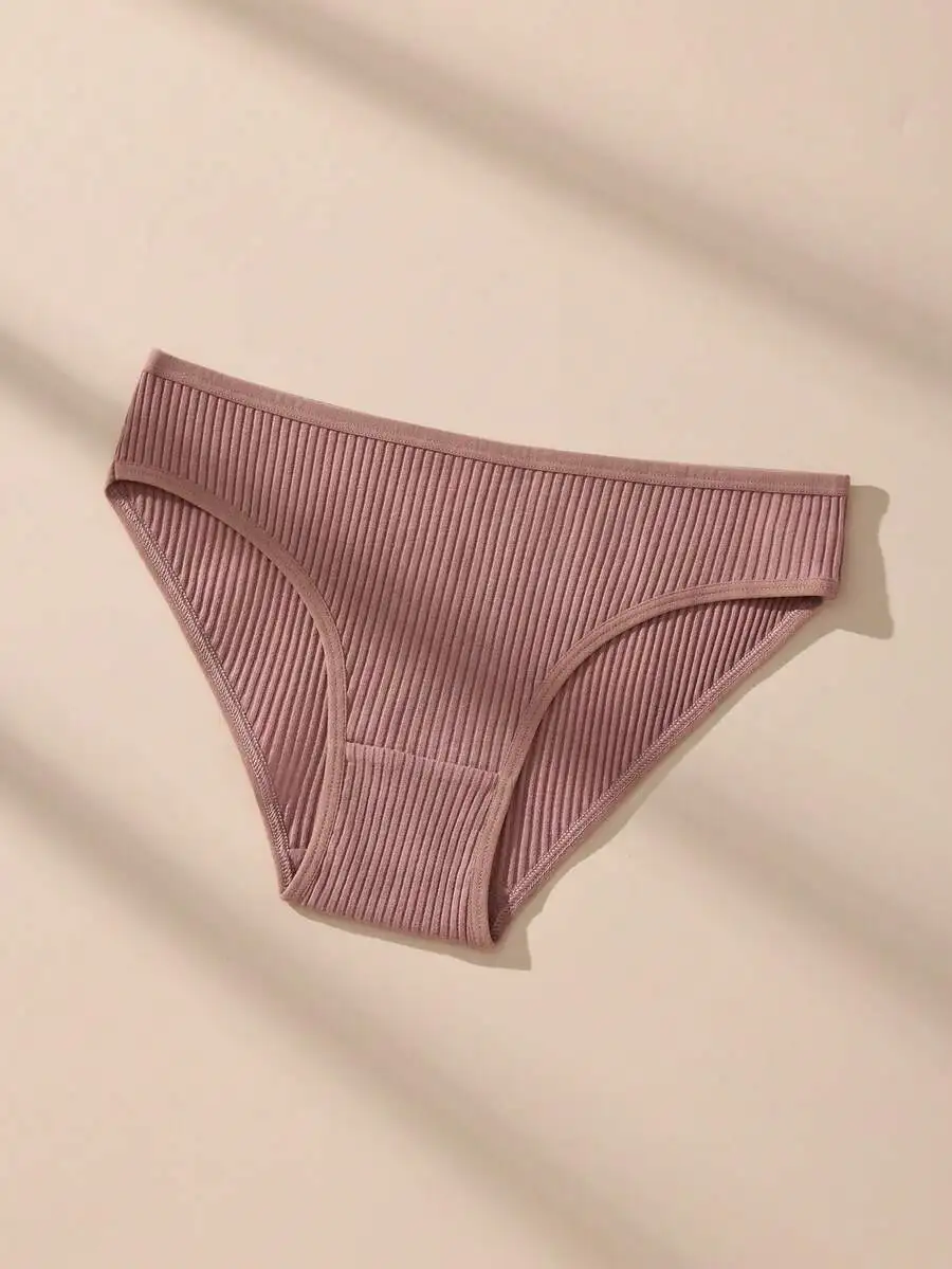 Womens Solid Ribbed Briefs Soft Cotton Blend Underwear Seamless Comfortable Panties
Womens Solid Ribbed Briefs Soft Cotton Blend Underwear Seamless Comfortable Panties
