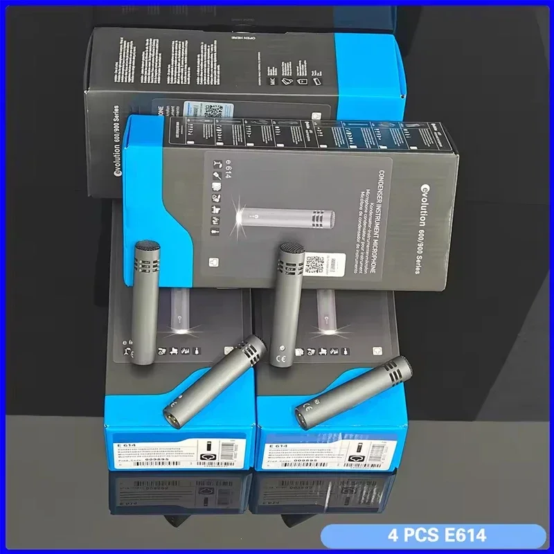 Новые оптовые поставки: 4 шт. конденсаторных микрофонов серии Evolution 600 E614 с гиперкардиоидной диаграммой направленности для деревянных духовых инструментов
Новые оптовые поставки: 4 шт. конденсаторных микрофонов серии Evolution 600 E614 с гиперкардиоидной диаграммой направленности для деревянных духовых инструментов