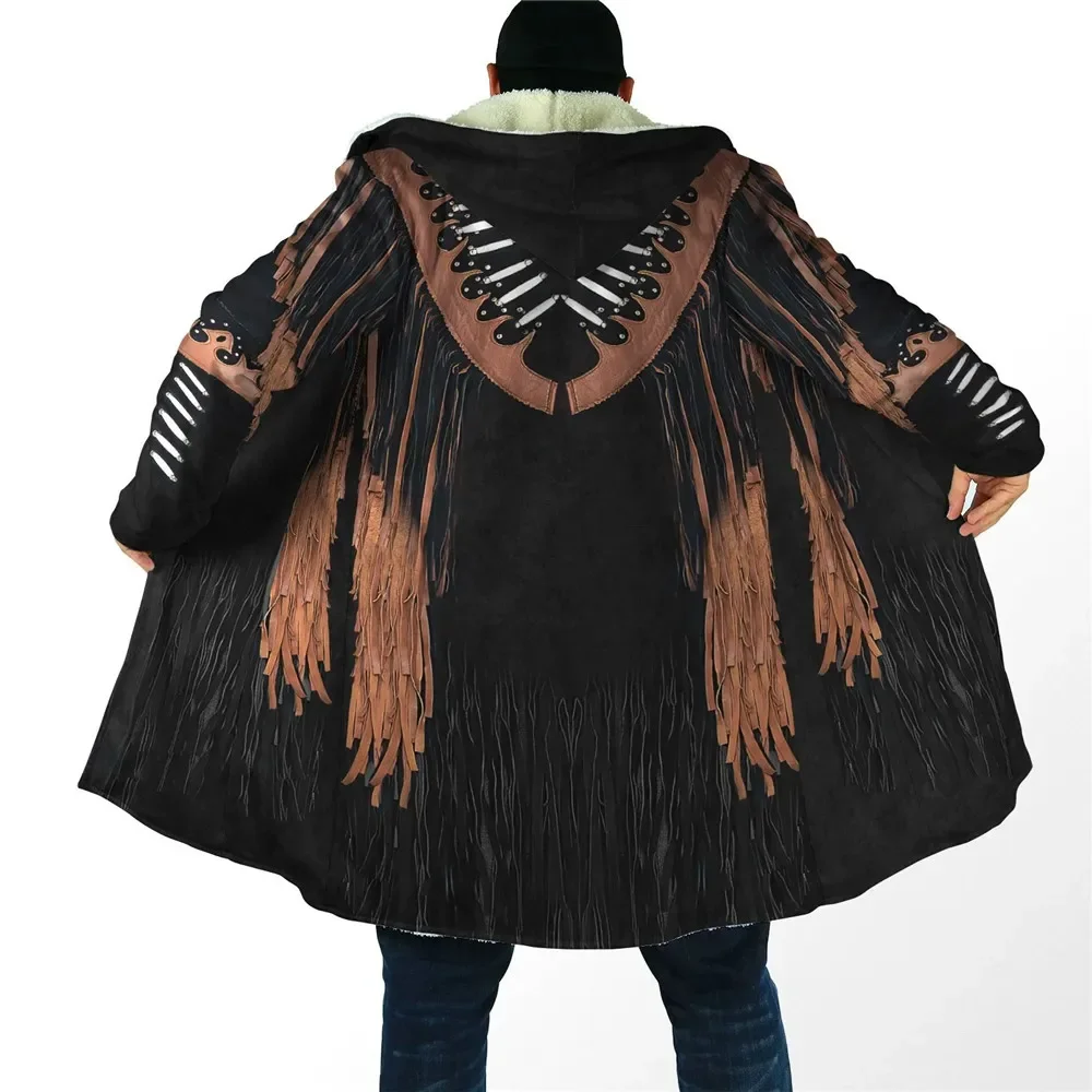 HX Winter Cloak Retro Tribal Tassels 3D Printed Thick Warm Hooded Cosplay Cloak for Men Windproof Fleece Cape Dropshipping
HX Winter Cloak Retro Tribal Tassels 3D Printed Thick Warm Hooded Cosplay Cloak for Men Windproof Fleece Cape Dropshipping