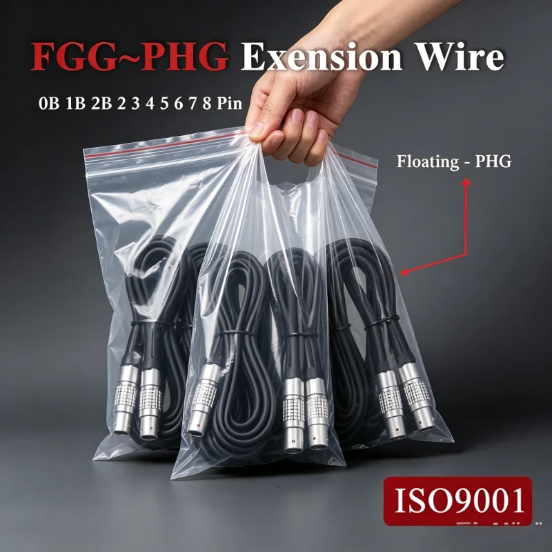 PHG to FGG 0B 1B 2B Push-pull Self-locking Connector Cable 2 3 4 5 6 7 8 Signal Extension Wire Compatible wit LEMO Aviation Plug
PHG to FGG 0B 1B 2B Push-pull Self-locking Connector Cable 2 3 4 5 6 7 8 Signal Extension Wire Compatible wit LEMO Aviation Plug