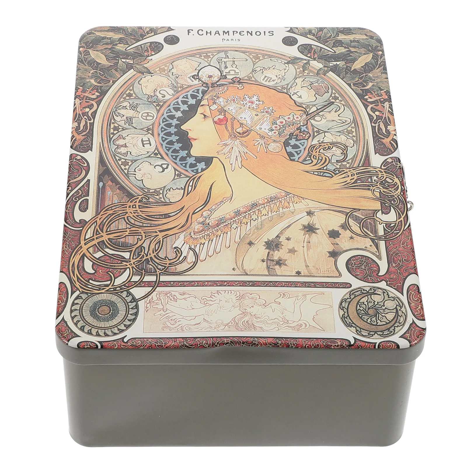 Premium Sturdy Tinplate Box with Handle Retro Tin Case for Sweets Candy Storage Wedding Gift Tins Small Tinplate Storage Holder
Premium Sturdy Tinplate Box with Handle Retro Tin Case for Sweets Candy Storage Wedding Gift Tins Small Tinplate Storage Holder