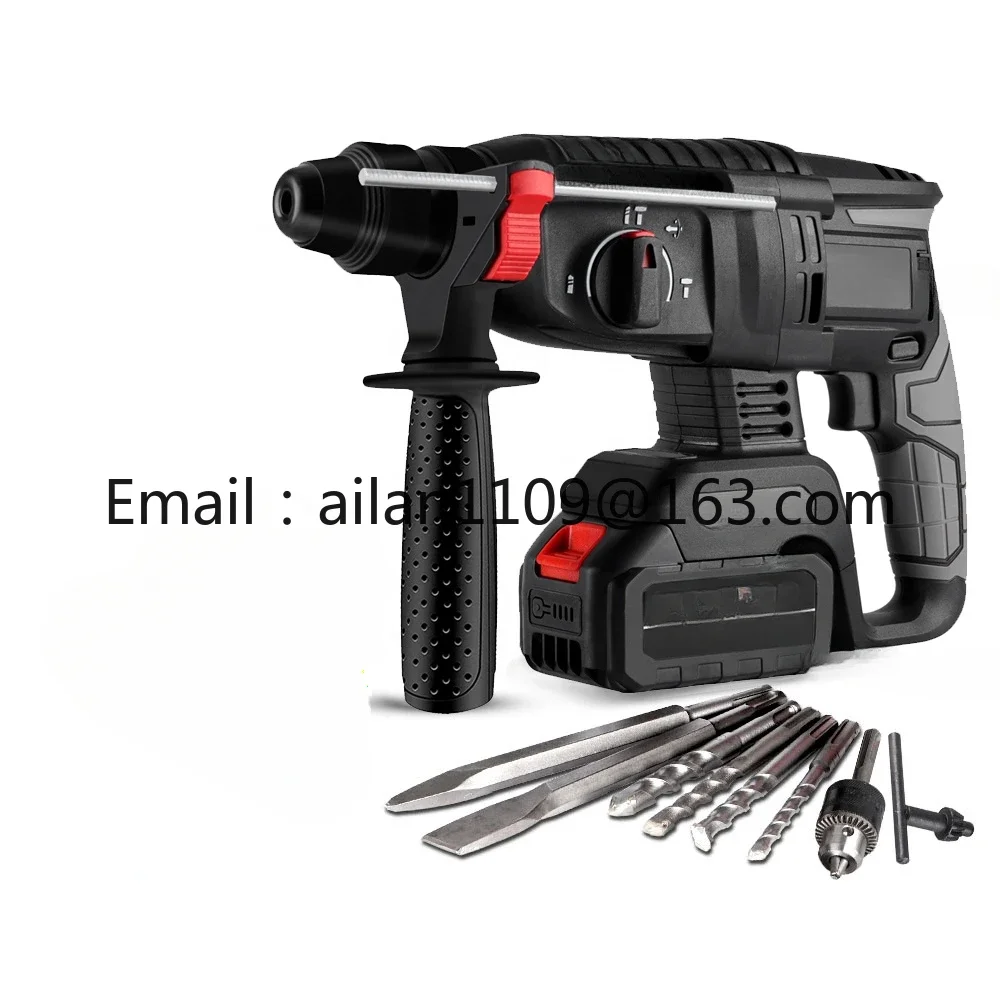 Brushless Electric Impact Dril Hammer Handheld Multifunction Rotary Rechargeable Power Tool
Brushless Electric Impact Dril Hammer Handheld Multifunction Rotary Rechargeable Power Tool