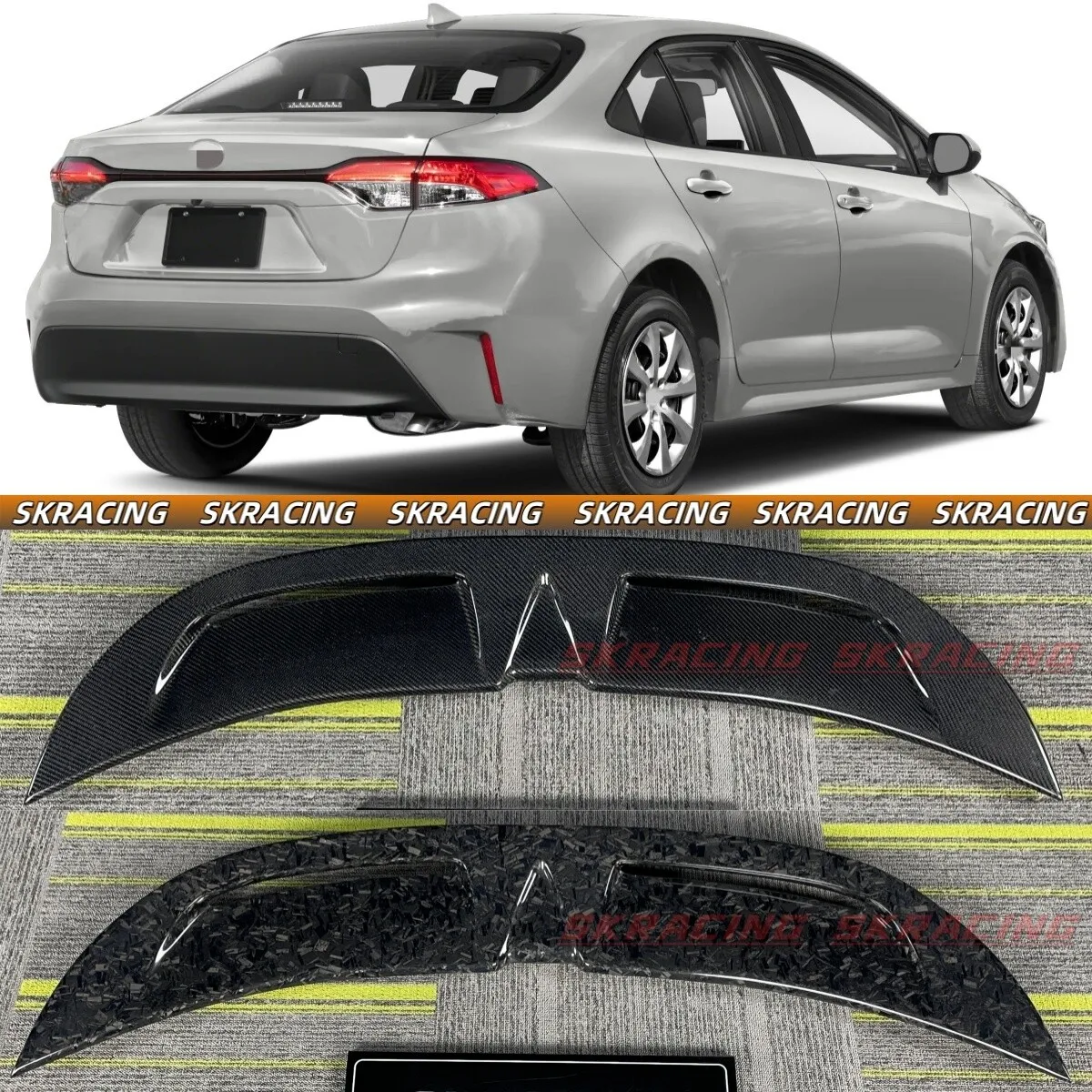 Glossy Black/Carbon Fiber Rear Trunk Spoiler Wing Fit Toyota Corolla Sedan 2020+
Glossy Black/Carbon Fiber Rear Trunk Spoiler Wing Fit Toyota Corolla Sedan 2020+