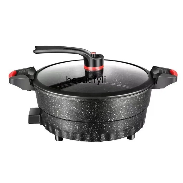 110V European multi-functional household electric cooking low pressure electronic pressure micro-pot Maifanshi non-stick hot pot
110V European multi-functional household electric cooking low pressure electronic pressure micro-pot Maifanshi non-stick hot pot