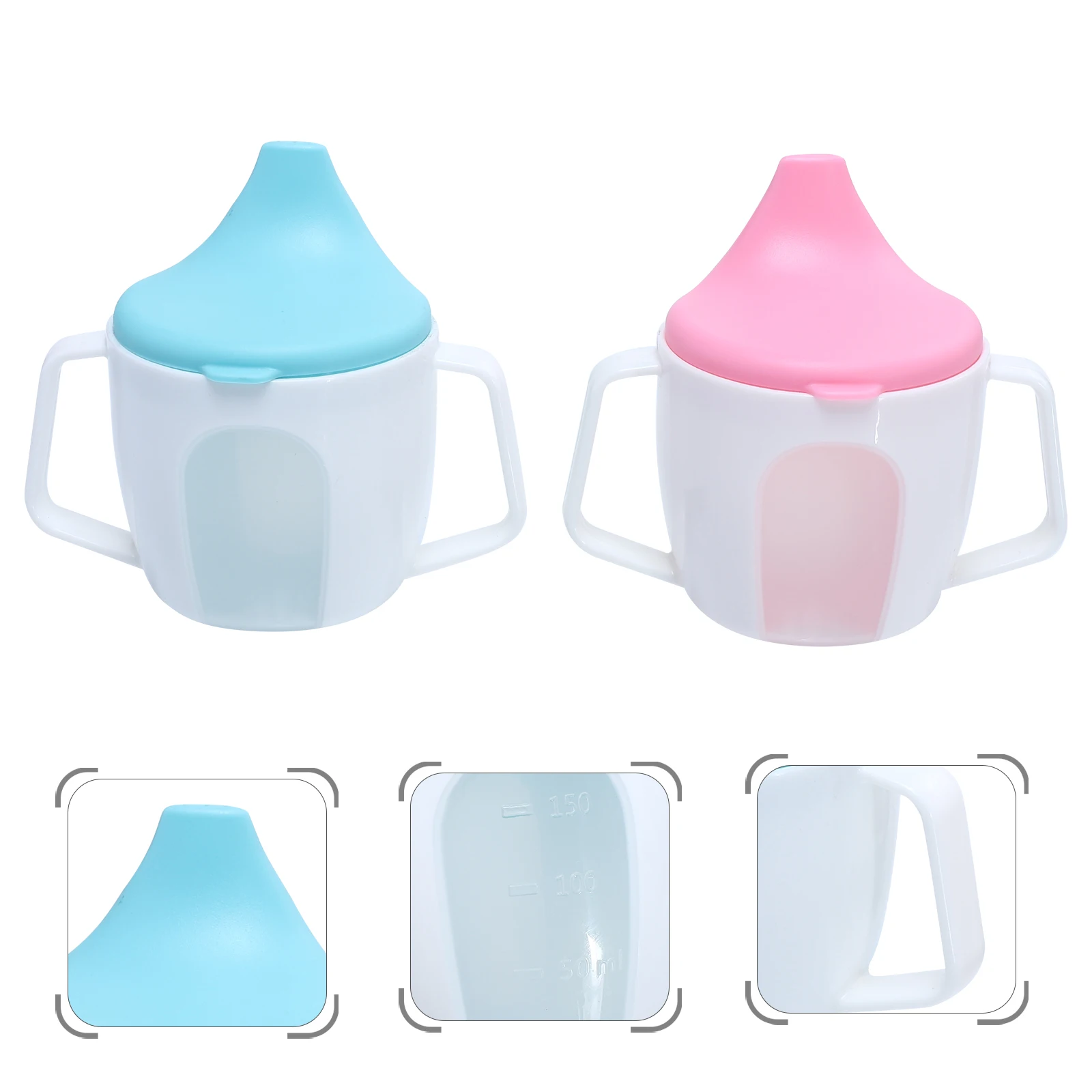 2pcs Baby Duckbill Cup with Handle Scale Water Bottle Sippy Trainer Kids Drinking Feeding Cup
2pcs Baby Duckbill Cup with Handle Scale Water Bottle Sippy Trainer Kids Drinking Feeding Cup