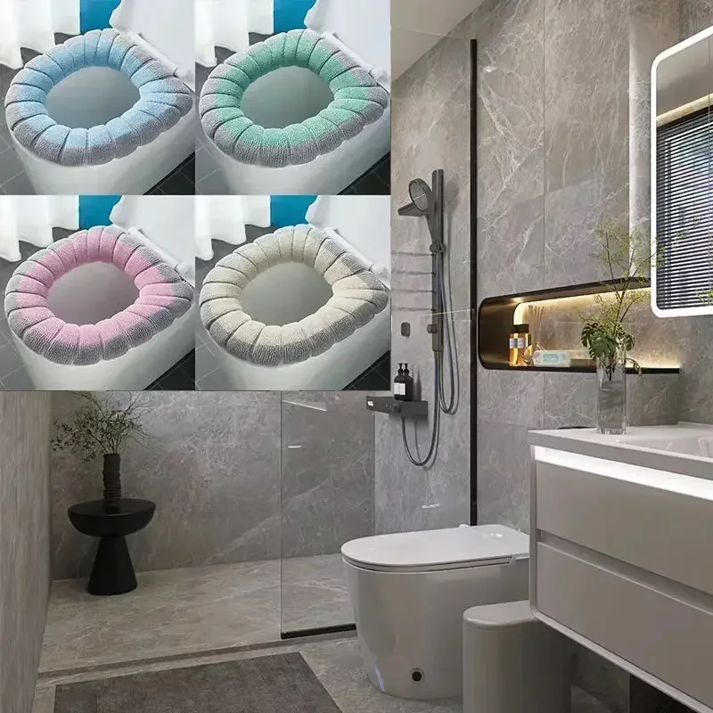 Toilet Seat Knitted Warm Fall and Winter Enlarged Cover Universal Thicker Soft Washers with Toilet Seat Insulation Accessories
Toilet Seat Knitted Warm Fall and Winter Enlarged Cover Universal Thicker Soft Washers with Toilet Seat Insulation Accessories