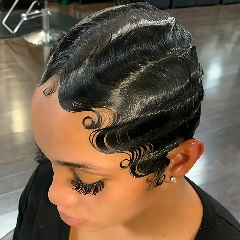 4inch pixie remy short finger wave human hair wig natural black/4/99j color 150% density machine made wigs for women
4inch pixie remy short finger wave human hair wig natural black/4/99j color 150% density machine made wigs for women