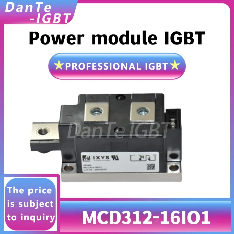 MCD312-16IO1 IGBT, новый модуль, высокомощный выпрямитель, оригинальный точечный
MCD312-16IO1 IGBT, новый модуль, высокомощный выпрямитель, оригинальный точечный
