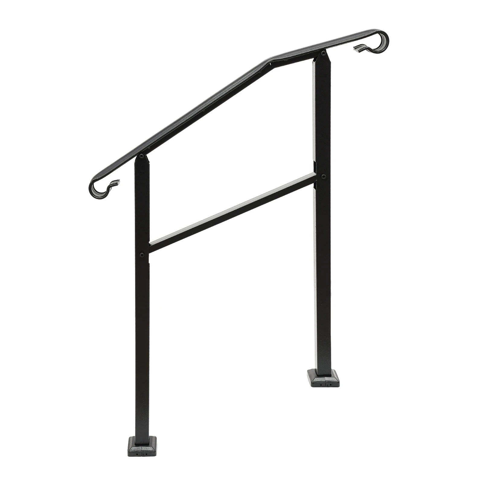 3-Step Handrail for Outdoor Use, Carbon Steel, 881.8lbs Load Capacity, Black Design, Easy Installation for Safety
3-Step Handrail for Outdoor Use, Carbon Steel, 881.8lbs Load Capacity, Black Design, Easy Installation for Safety
