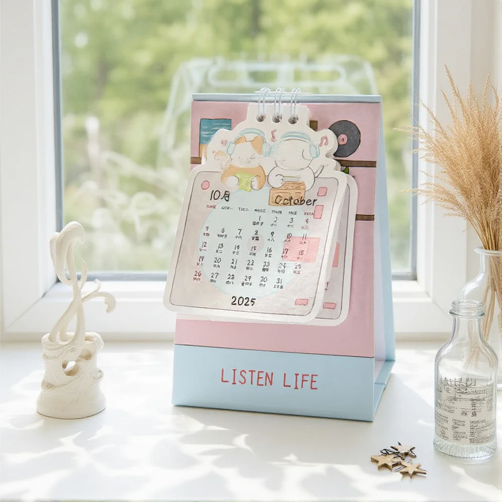 2026 Cute Cat Series Mini Desk Calendar Creative Coil Calendar Planner Desktop Decoration Memo Note for Office School Stationery 
2026 Cute Cat Series Mini Desk Calendar Creative Coil Calendar Planner Desktop Decoration Memo Note for Office School Stationery