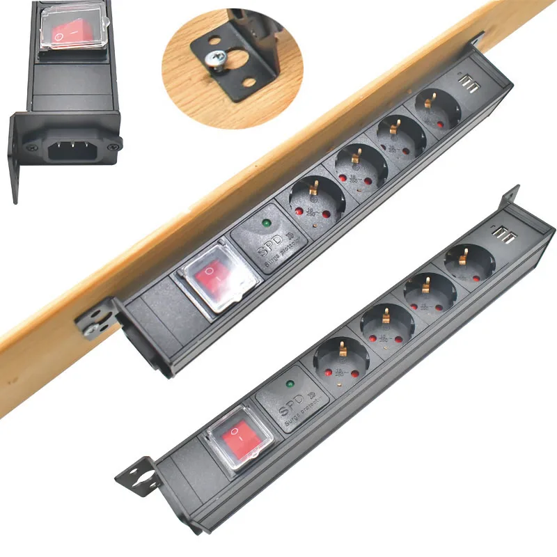 Блок питания PDU, стойка для сетевого шкафа, скрытая настольная розетка европейского стандарта, 1-8 переменного тока, с двойным выключателем, USB-зарядка, защита от перенапряжения
Блок питания PDU, стойка для сетевого шкафа, скрытая настольная розетка европейского стандарта, 1-8 переменного тока, с двойным выключателем, USB-зарядка, защита от перенапряжения