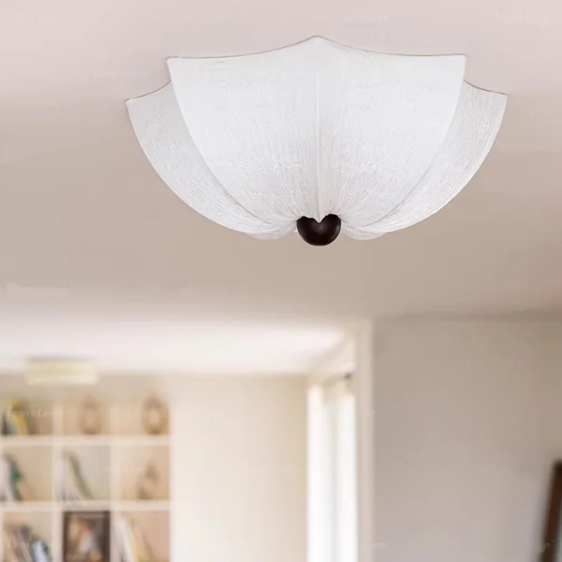Nordic Wabi Sabi Fabric Ceiling Lights Living Room Cloth Ceiling Lamp Home Decor Bedroom Led Luminarias Indoor Lighting Fixture
Nordic Wabi Sabi Fabric Ceiling Lights Living Room Cloth Ceiling Lamp Home Decor Bedroom Led Luminarias Indoor Lighting Fixture