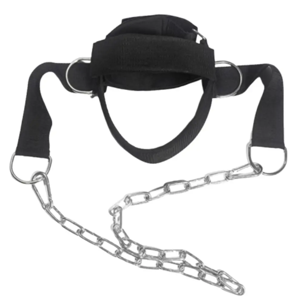 Adjustable Head Neck Trainer Band Increase Strength Multifunctional Neck Strength Training Strap Black with Chain
Adjustable Head Neck Trainer Band Increase Strength Multifunctional Neck Strength Training Strap Black with Chain