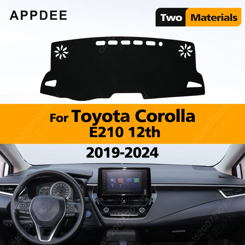 Крышка приборной панели автомобиля для Toyota Corolla E210 12th 2019 2020 2021 2022 2023 2024, коврик для приборной панели, ковры с защитой от УФ-лучей, автомобильные аксессуары
Крышка приборной панели автомобиля для Toyota Corolla E210 12th 2019 2020 2021 2022 2023 2024, коврик для приборной панели, ковры с защитой от УФ-лучей, автомобильные аксессуары