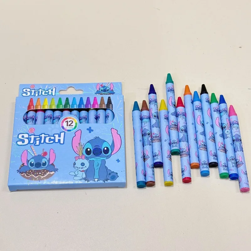 12 Colors Disney Stitch Crayon Drawing Pen Anime Lilo & Stitch Children Oil Pastel Fine Arts School Supplies Child Holiday Gifts 
12 Colors Disney Stitch Crayon Drawing Pen Anime Lilo & Stitch Children Oil Pastel Fine Arts School Supplies Child Holiday Gifts