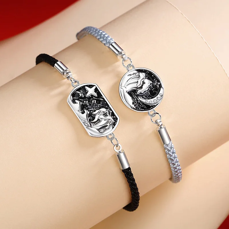 925 Silver Original Sea of Stars Couple Bracelet Men and Women Fashion Exquisite Trend Couple Gift
925 Silver Original Sea of Stars Couple Bracelet Men and Women Fashion Exquisite Trend Couple Gift