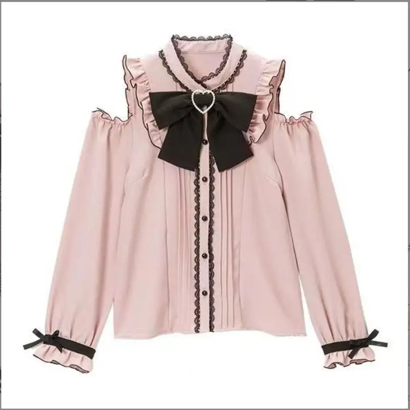 Elegant and Youth Woman Blouses 2023 Spring Off-the-shoulder Shirt Stylish Women's Blouse Pretty Women's Blouses Well p952
Elegant and Youth Woman Blouses 2023 Spring Off-the-shoulder Shirt Stylish Women's Blouse Pretty Women's Blouses Well p952