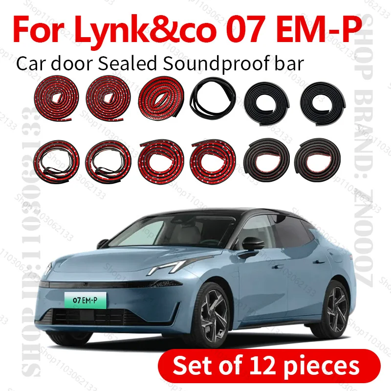 For Lynk&co 07 EM-P Car Door Seal Strip Rubber Double Layer Sealing Protector Soundproof Strip Dustproof Seal Strip 12PCS Set
For Lynk&co 07 EM-P Car Door Seal Strip Rubber Double Layer Sealing Protector Soundproof Strip Dustproof Seal Strip 12PCS Set