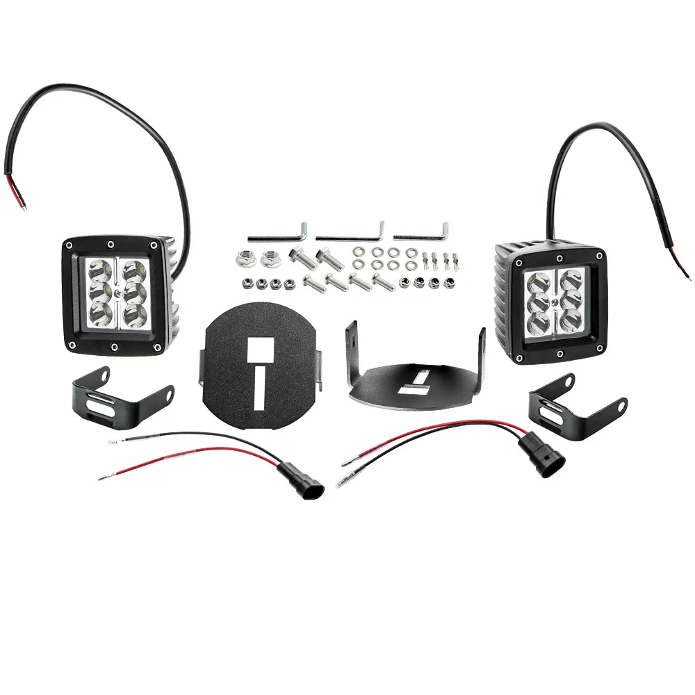 24W Fog LED Light Pods Bumper Mount Replace Kits For Ford F150 F-150 DC 10-30V 6000K
24W Fog LED Light Pods Bumper Mount Replace Kits For Ford F150 F-150 DC 10-30V 6000K