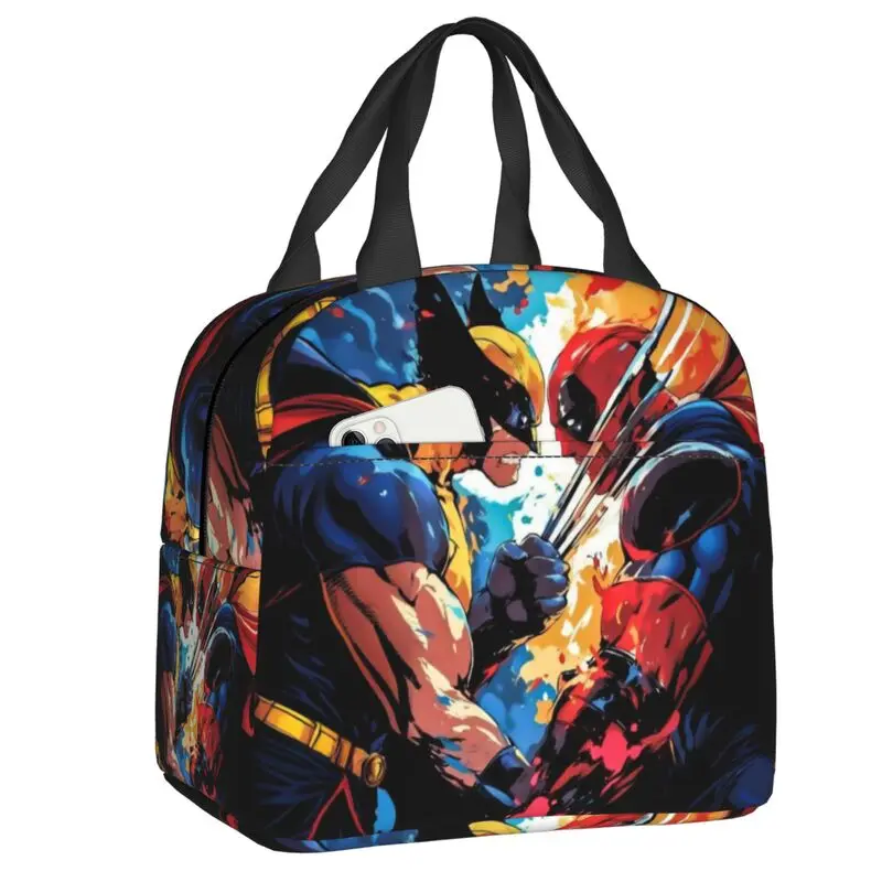 Custom Graffiti Design Wolverine Insulated Lunch Bag Women Resuable Anime Cartoon Cooler Thermal Lunch Box Office Picnic Travel
Custom Graffiti Design Wolverine Insulated Lunch Bag Women Resuable Anime Cartoon Cooler Thermal Lunch Box Office Picnic Travel
