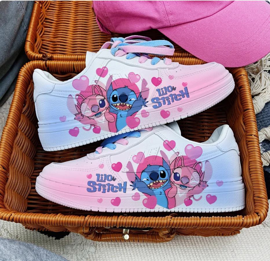 Anime Disney Stitch Angel Sneaker Women Summer Breathable Versatile Couples Cartoon Board Shoes Cute Students Leisure Shoes
Anime Disney Stitch Angel Sneaker Women Summer Breathable Versatile Couples Cartoon Board Shoes Cute Students Leisure Shoes