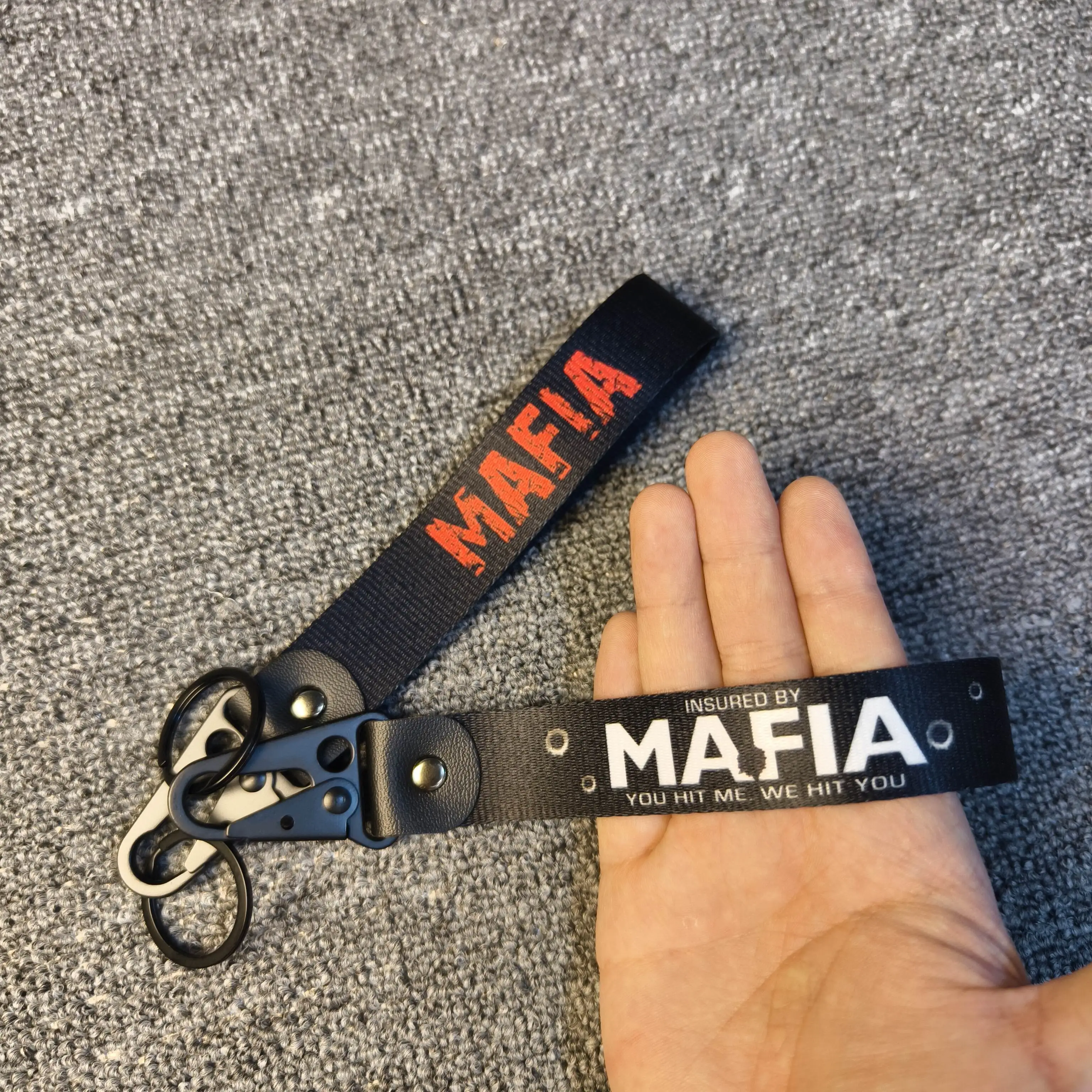 Newest Japanese Style Car Keychain JDM Key Ring Nylon Thermal Transfer Strap Lanyard Modified MAFIA Auto Pendant
Newest Japanese Style Car Keychain JDM Key Ring Nylon Thermal Transfer Strap Lanyard Modified MAFIA Auto Pendant