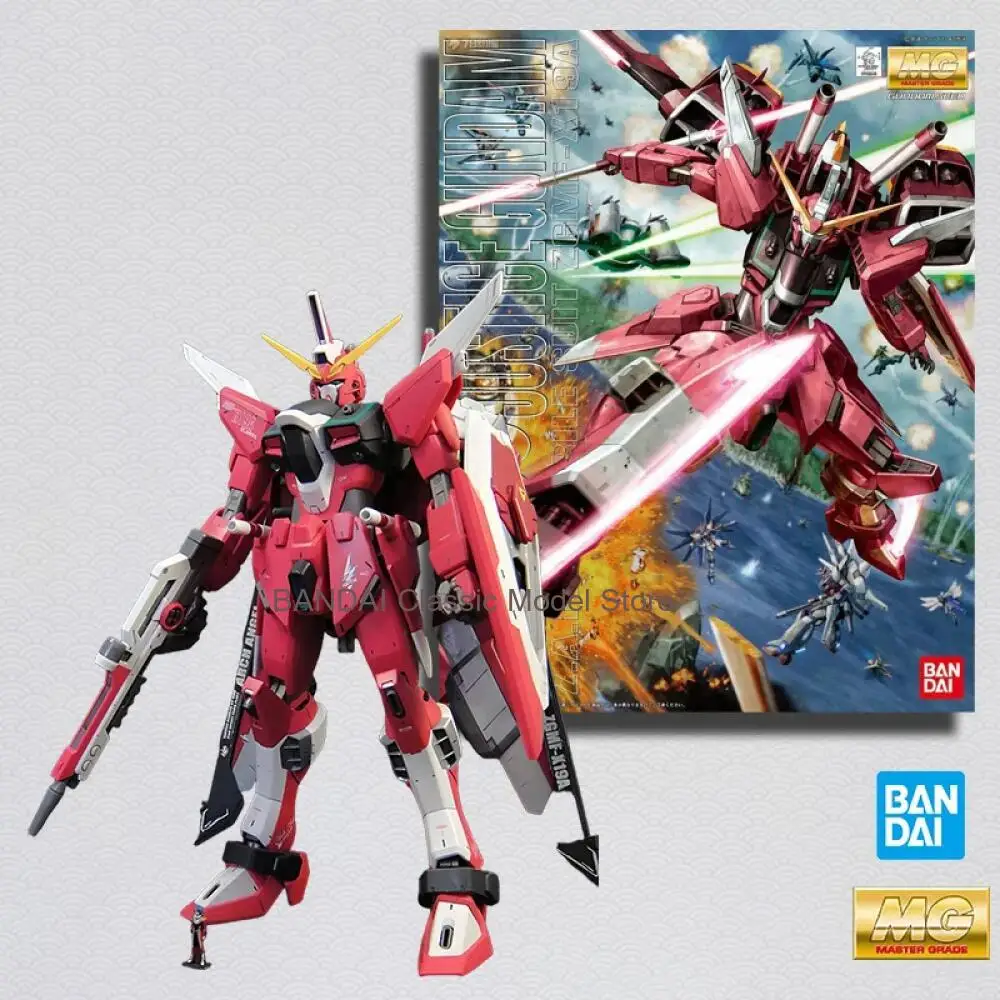 Оригинальная сборная фигурка BANDAI MG114 1/100 ZGMF-X19A Justice Gundam, коллекционная аниме-фигурка, игрушка, подарок
Оригинальная сборная фигурка BANDAI MG114 1/100 ZGMF-X19A Justice Gundam, коллекционная аниме-фигурка, игрушка, подарок