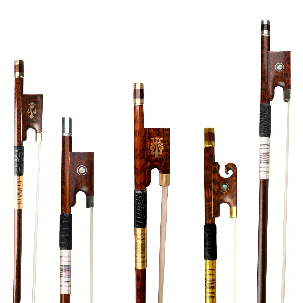 Advanced 4/4 Snakewood Violin Bow Straight Bow Stick Real Mongolia Horsehair Exquisite Fiddler Bows Arco
Advanced 4/4 Snakewood Violin Bow Straight Bow Stick Real Mongolia Horsehair Exquisite Fiddler Bows Arco