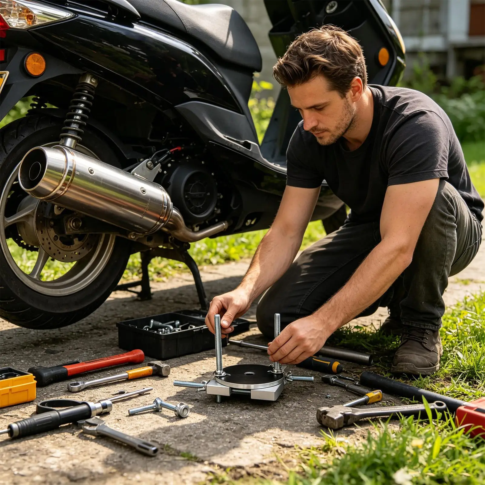 For Husqvarna TC TE 125 250 300 Exhaust Pipe Dent Repair Kit Heavy Duty Aluminum Tool Pipe Dent Repair Kit For Men Motorcycle
For Husqvarna TC TE 125 250 300 Exhaust Pipe Dent Repair Kit Heavy Duty Aluminum Tool Pipe Dent Repair Kit For Men Motorcycle