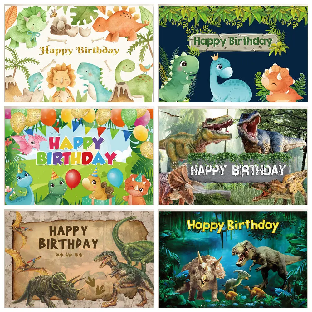 Cartoon Dinosaur Child Happy Birthday Party Photo Background Baby Portrait Custom Poster Family Photography Backdrop Photocall
Cartoon Dinosaur Child Happy Birthday Party Photo Background Baby Portrait Custom Poster Family Photography Backdrop Photocall