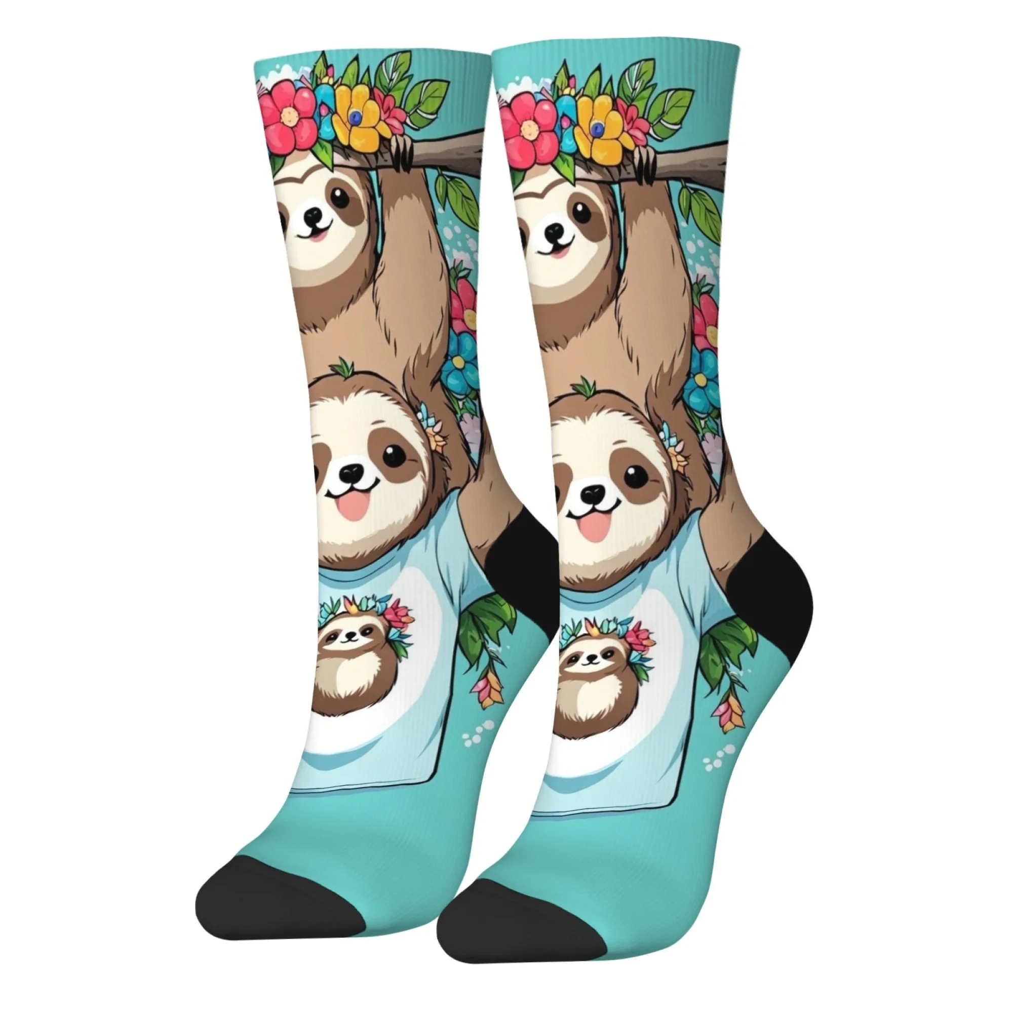 Fashion men's crew socks cute sloth design long socks breathable perspiration-wicking ideal for running fitness casual sports
Fashion men's crew socks cute sloth design long socks breathable perspiration-wicking ideal for running fitness casual sports