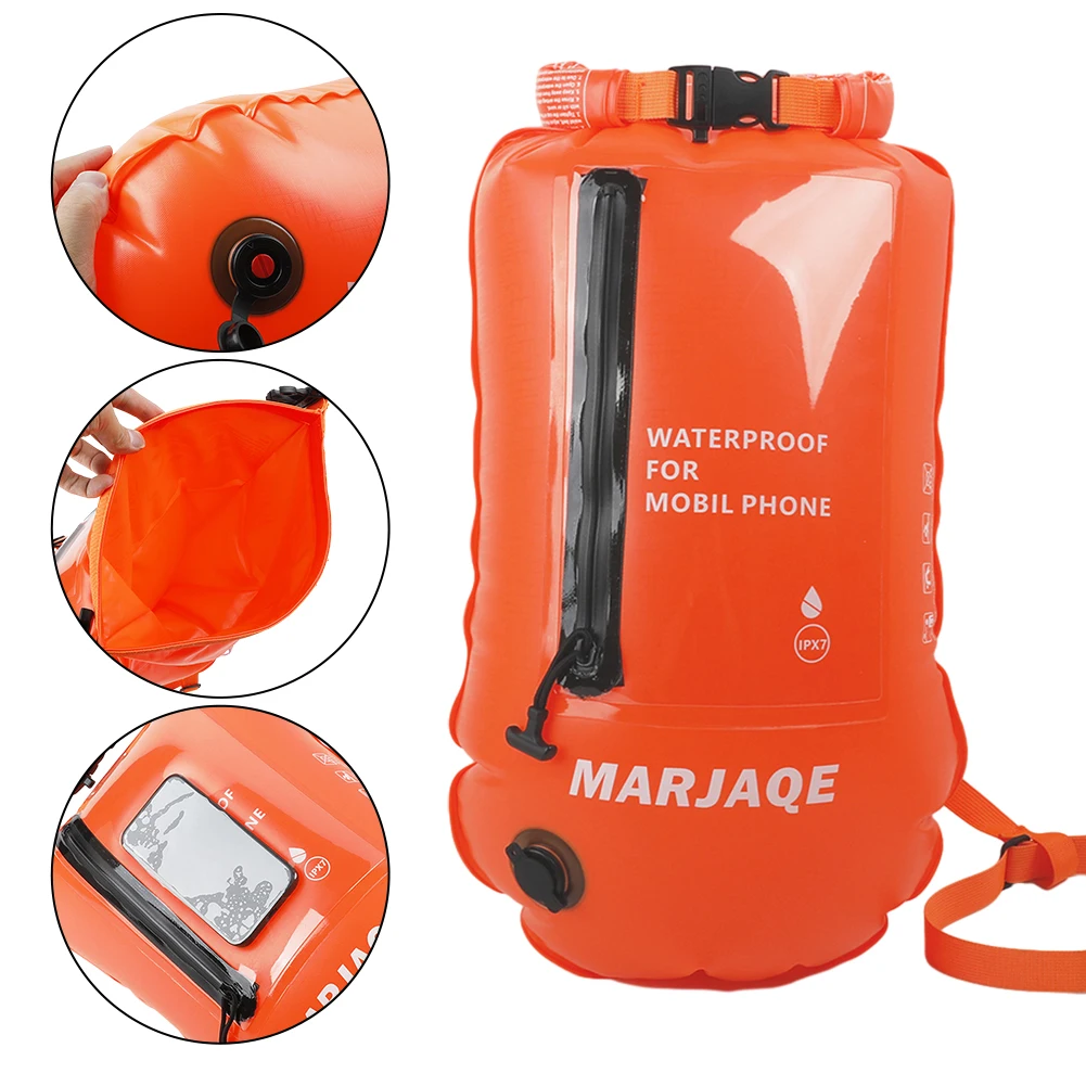 20L Air Dry Tow Bag Highly Visible IPX7 Waterproof Inflatable Life Saveing Drift Bag Sport Safety Bag for Open Water Swimmers
20L Air Dry Tow Bag Highly Visible IPX7 Waterproof Inflatable Life Saveing Drift Bag Sport Safety Bag for Open Water Swimmers